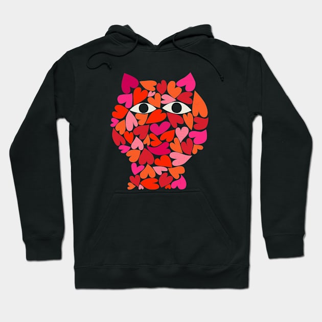 Love Cat Hoodie by Ucim and Alim